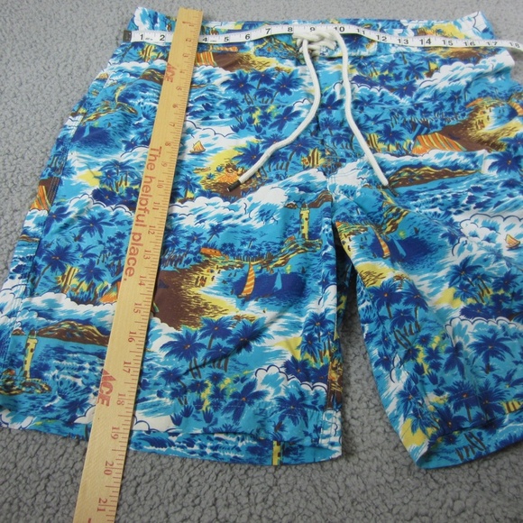 Brooks Brothers Red Fleece Swim Trunks mens W34 Island hawaii Paradise vacation - Picture 7 of 13